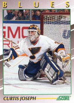 #19 Curtis Joseph - St. Louis Blues - 1991-92 Score Young Superstars Hockey