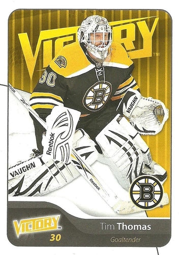 #19 Tim Thomas - Boston Bruins - 2011-12 Upper Deck Victory Hockey