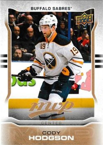 #19 Cody Hodgson - Buffalo Sabres - 2014-15 Upper Deck MVP Hockey