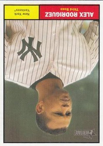 #19b Alex Rodriguez - New York Yankees - 2010 Topps Heritage Baseball