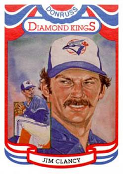 #19b Jim Clancy - Toronto Blue Jays - 1984 Donruss Baseball