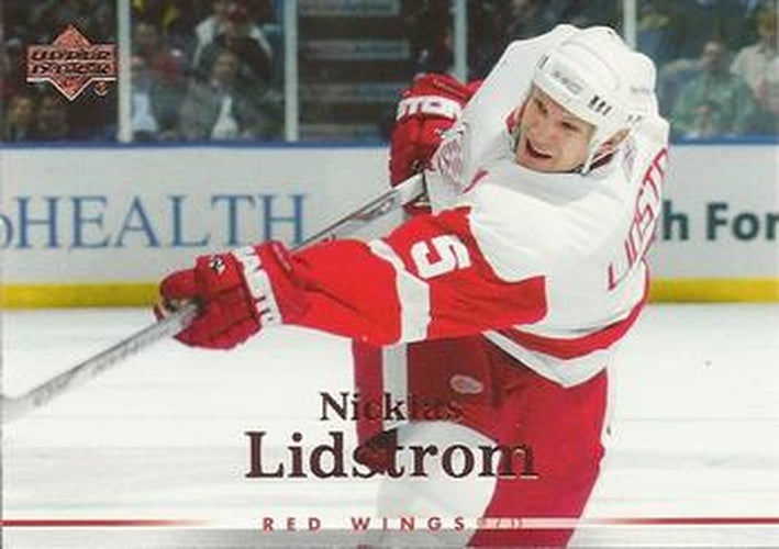 #1 Nicklas Lidstrom - Detroit Red Wings - 2007-08 Upper Deck Hockey
