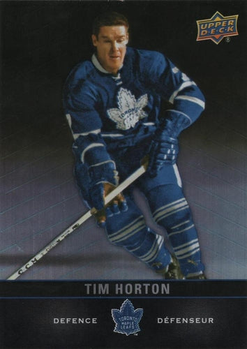 #1 Tim Horton - Toronto Maple Leafs - 2019-20 Upper Deck Tim Hortons Hockey
