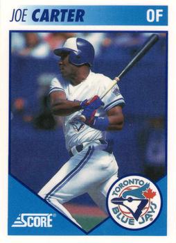 #1 Joe Carter - Toronto Blue Jays - 1991 Score Toronto Blue Jays Baseball