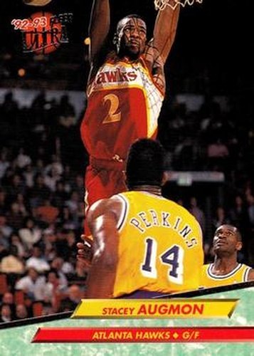 #1 Stacey Augmon - Atlanta Hawks - 1992-93 Ultra Basketball