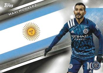 #FF-1 Maxi Moralez - New York City - 2021 Topps MLS Soccer - Flags of Foundation