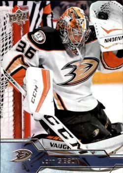 #1 John Gibson - Anaheim Ducks - 2016-17 Upper Deck Hockey