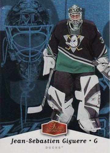 #1 Jean-Sebastien Giguere - Anaheim Ducks - 2006-07 Flair Showcase Hockey