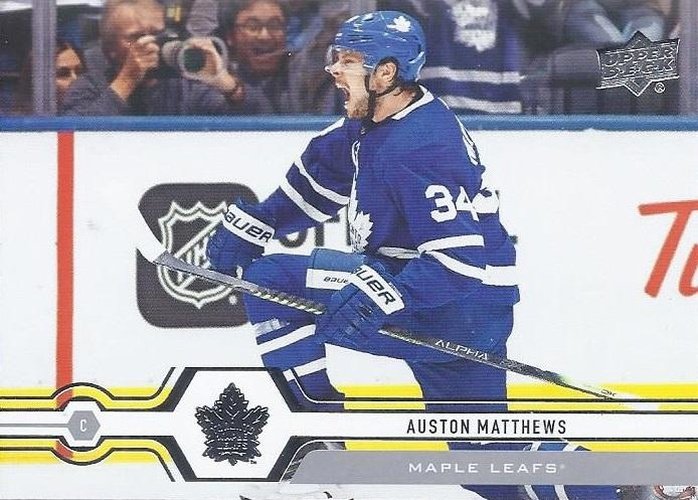 #1 Auston Matthews - Toronto Maple Leafs - 2019-20 Upper Deck Hockey