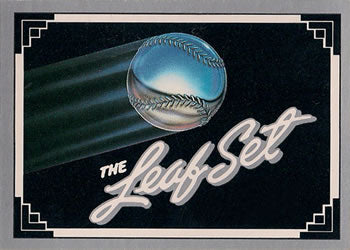 #1 The Leaf Card - 1991 Leaf Baseball