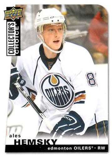 #1 Ales Hemsky - Edmonton Oilers - 2008-09 Collector's Choice Hockey