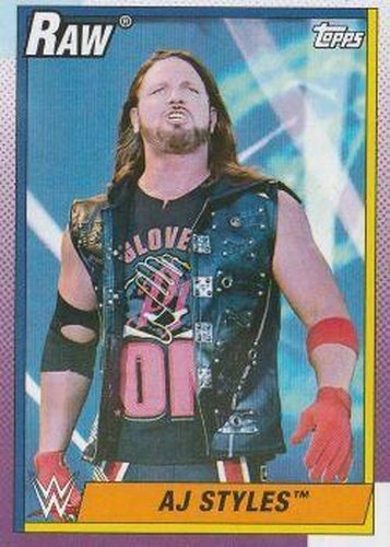#1 AJ Styles - 2021 Topps Heritage WWE Wrestling