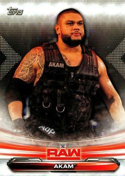 #1 Akam - 2019 Topps WWE RAW Wrestling
