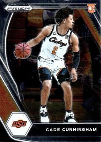 #1 Cade Cunningham - Oklahoma State Cowboys - 2021 Panini Prizm Collegiate Draft Picks Basketball