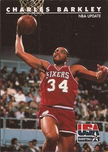 #1 Charles Barkley - USA - 1992 SkyBox USA Basketball