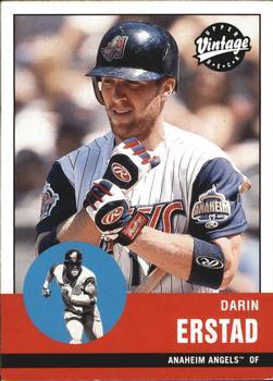 #1 Darin Erstad - Anaheim Angels - 2001 Upper Deck Vintage Baseball