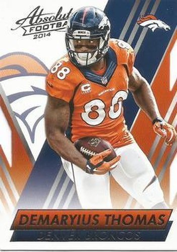 #1 Demaryius Thomas - Denver Broncos - 2014 Panini Absolute - Retail Football