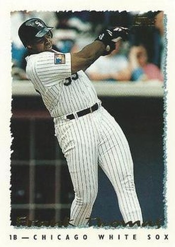#1 Frank Thomas - Chicago White Sox - 1995 Topps Baseball