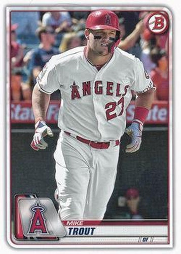 #1 Mike Trout - Los Angeles Angels - 2020 Bowman Baseball