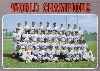 #1 World Champions New York Mets - New York Mets - 1970 Topps Baseball