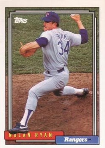 #1 Nolan Ryan - Texas Rangers - 1992 Topps Baseball