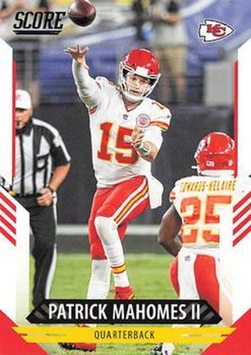 #1 Patrick Mahomes II - Kansas City Chiefs - 2021 Score Football