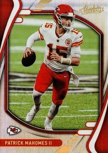 #1 Patrick Mahomes II - Kansas City Chiefs - 2021 Panini Absolute Football