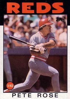 #1 Pete Rose - Cincinnati Reds - 1986 Topps Baseball