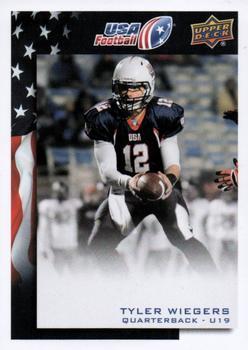 #1 Tyler Wiegers - USA - 2014 Upper Deck USA Football