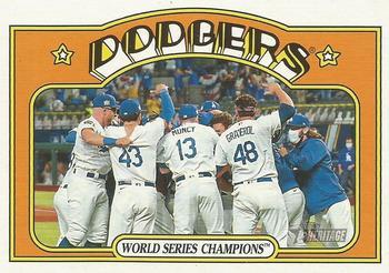 #1 World Series Champions Los Angeles Dodgers - Los Angeles Dodgers - 2021 Topps Heritage Baseball
