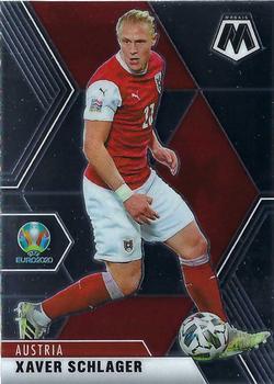 #1 Xaver Schlager - Austria - 2021 Panini Mosaic UEFA EURO Soccer