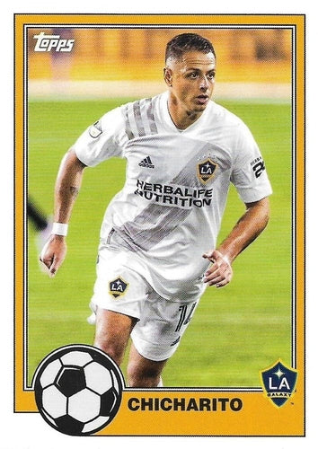 #T81-1 Chicharito - Los Angeles Galaxy - 2021 Topps MLS Soccer - 1981 Throwback