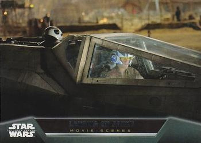 #1 Landing on Jakku - 2015 Topps Star Wars The Force Awakens - Movie Scenes
