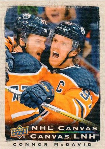 #C-1 Connor McDavid - Edmonton Oilers - 2020-21 Upper Deck Tim Hortons Hockey - NHL Canvas