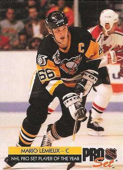 #1 Mario Lemieux - Pittsburgh Penguins - 1992-93 Pro Set Hockey