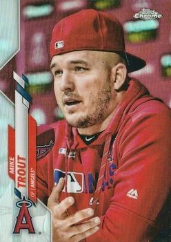 #1c Mike Trout - Los Angeles Angels - 2020 Topps Chrome Baseball