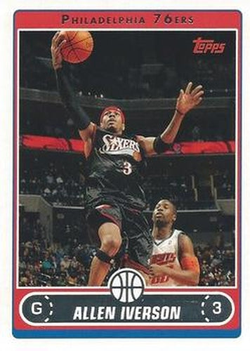 #200 Allen Iverson - Philadelphia 76ers - 2006-07 Topps Basketball
