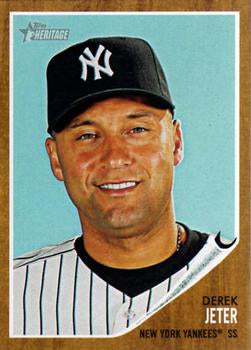 #200 Derek Jeter - New York Yankees - 2011 Topps Heritage Baseball