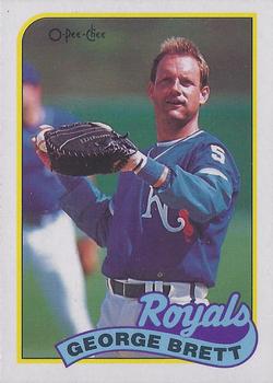 #200 George Brett - Kansas City Royals - 1989 O-Pee-Chee Baseball