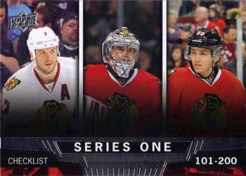 #200 Brent Seabrook / Corey Crawford / Patrick Kane - Chicago Blackhawks - 2013-14 Upper Deck Hockey
