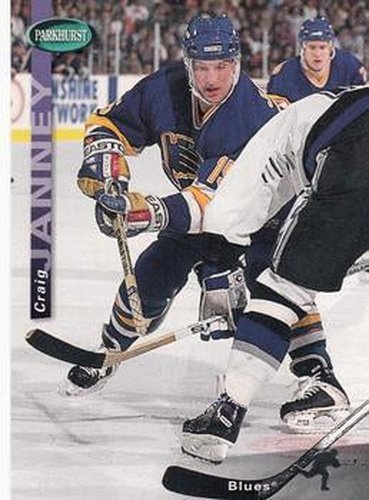 #200 Craig Janney - St. Louis Blues - 1994-95 Parkhurst Hockey