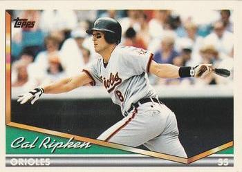 #200 Cal Ripken - Baltimore Orioles - 1994 Topps Baseball