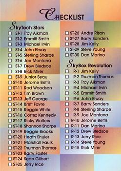 #200 Checklist - 1994 SkyBox Premium Football