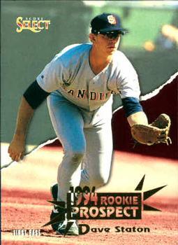 #200 Dave Staton - San Diego Padres - 1994 Select Baseball