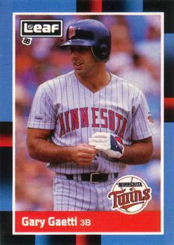 #200 Gary Gaetti - Minnesota Twins - 1988 Leaf Baseball