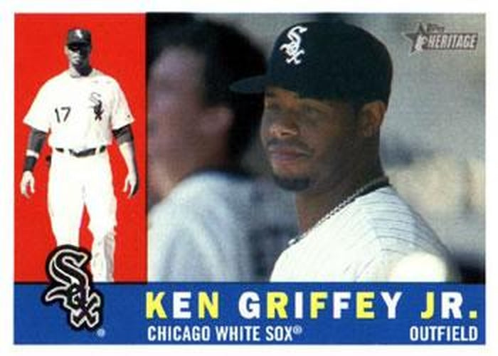 #200 Ken Griffey Jr. - Chicago White Sox - 2009 Topps Heritage Baseball