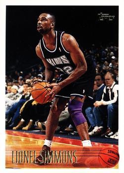 #200 Lionel Simmons - Sacramento Kings - 1996-97 Topps Basketball