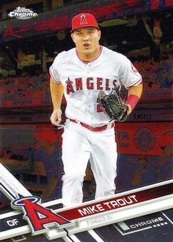 #200 Mike Trout - Los Angeles Angels - 2017 Topps Chrome Baseball