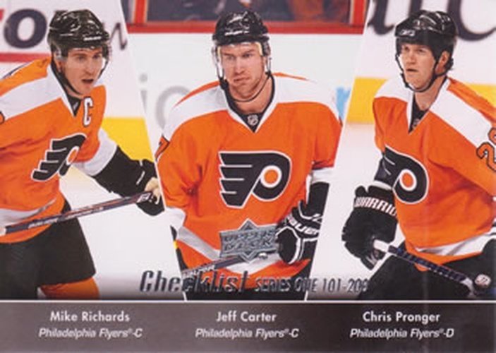 #200 Mike Richards / Jeff Carter / Chris Pronger - Philadelphia Flyers - 2010-11 Upper Deck Hockey