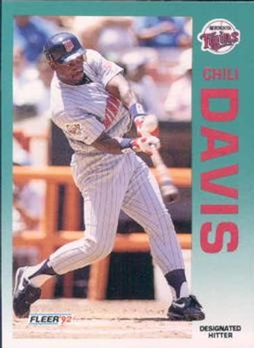 #200 Chili Davis - Minnesota Twins - 1992 Fleer Baseball